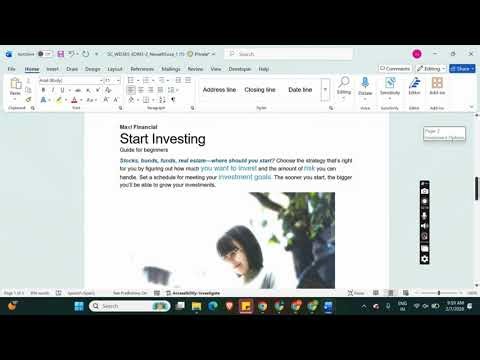 Shelly Cashman Word 365 | Module 3: End of Module Project 2 Maxi Financial #shelly_cashman_word