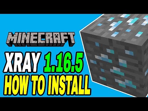 Minecraft How To Install XRAY 1.16.5 (Mod & Texture Pack Versions) Tutorial