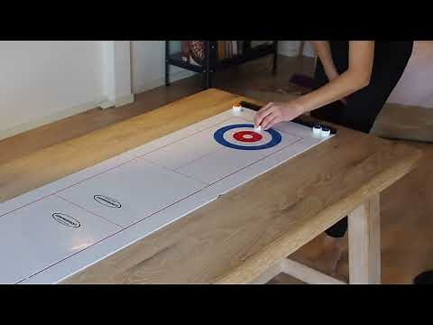 Gamesson Curling Shuffleboard Table Top Game