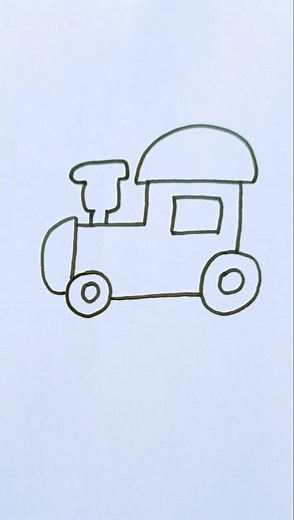 easy engine drawing step by step #viralshort #art #kidsart #howtodraw