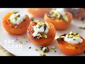 Broiled Apricots with Fresh Ricotta and Pistachios - Eat Clean with Shira Bocar
