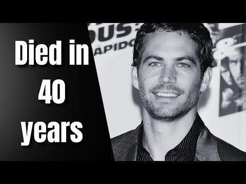Paul Walker | Died Nov 30, 2013 | Born Sep 12, 1973 (Age 40)
