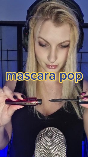I love this mascara pop! #asmr #satisfyingvideo #tinglesasmr #relaxvideos #mascaraasmr #spoolieasmr
