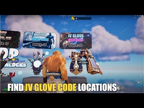 SLAP FIGHTS MAP FORTNITE CREATIVE - FIND IV GLOVE CODE LOCATIONS