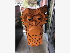 Who Dunnit? This Owl Was Mysteriously Left At A Brookline Library
