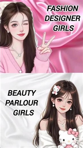 💞 fashion designer girls life and ❤️‍🔥beauty parlour grils life #viral #choose #trending #fashion