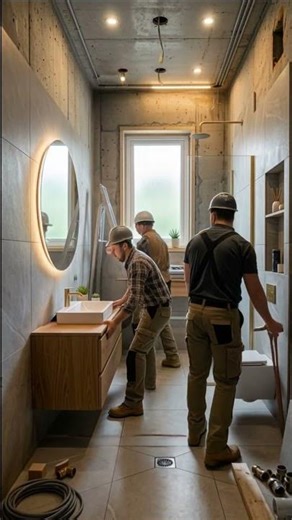 From Empty Bathroom to Luxury Design | Timelapse