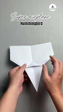 Super airplane Tutorial Venom 🚀 How to make a paper plane fly 100 times further than normal EASY
