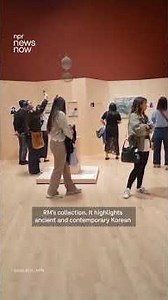 BTS singer RM unveils personal art collection at San Francisco museum