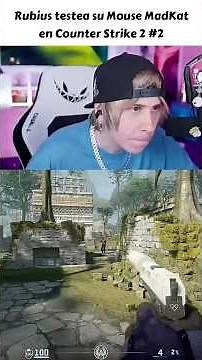 Rubius's skills with his new MadKat mouse #rubius #counterstrike2 #humor