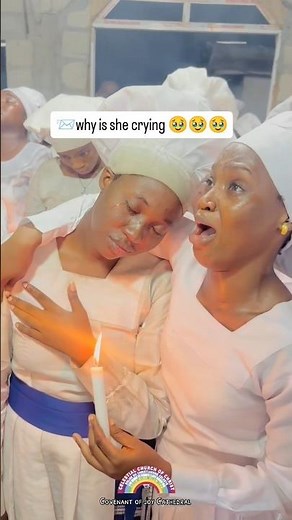 Who knows why she is crying, the cross is not easy ooo