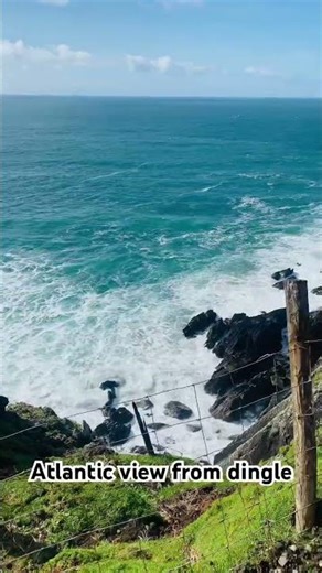 Atlantic view from dingle #shortsviral #ireland #atlantic