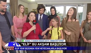 Elif Dizisi Yeni Sezona Canlı Yayınla "Merhaba" Dedi - izle7