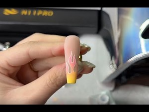 How to Do Flames Design on Nails - Step-by-Step Tutorial