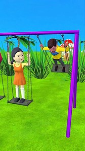 Squid Game Doll & Scary Teacher VS Mr Beast Funny Moments! #shorts #gta | Gaming Alien