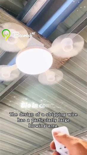 Electric Ceiling Fan with LED Light Remote Control | HausaTop Tv | Facebook