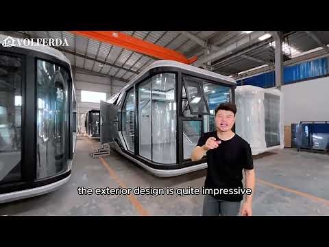 Volferda Capsule House E6 With Balcony Room Tour