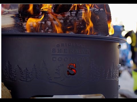 Sherman Cooker the ultimate backyard fire pit cooker