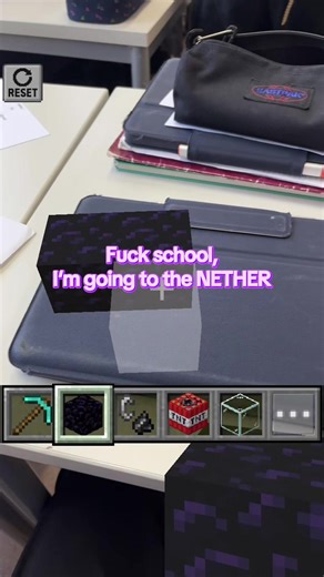 Exploring Minecraft's Nether After School