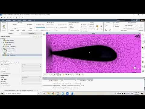 Ansys Fluent Finite Wing CFD 02 - Meshing with Fluent