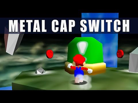 Super Mario 64 Switch how to get the metal cap - Green switch block Super Mario 3D All-Stars