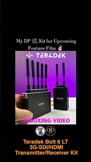 Teradek Bolt 6 LT 3G SDI HDMI Transmitter Receiver Kit