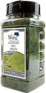 WWS War World Scenics WWScenics | 6mm Autumn Static Grass | 500ml Can | WSG6-026 | Realistic Model Scenery Material