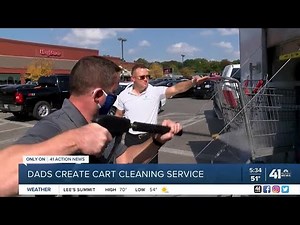 Dads create cart cleaning service