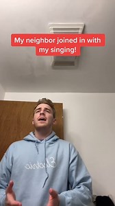 I keep hearing my neighbor singing loudly through the wall. It was only a matter of time before he joined in with me! | Kellan and Kevin