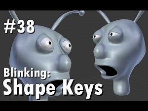 Blender 2.6 Tutorial 38 - Shape Keys: Blinking