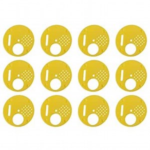 Beehive Entrance,12 pcs/Set Bee Entrance Gates Plastic Beehive Nuc Box Entrance Gates Beekeeping Equipment Special Products for Beekeeping