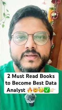 2 Must Read books to become Data Analyst 🤯🔥✅🥳👉🏻#shorts #ytshorts #trending #dataanalytics