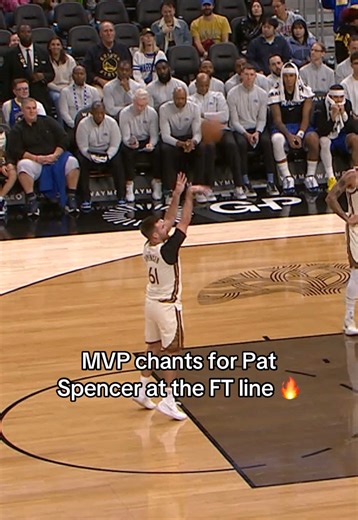 Warriors fans showing love to Pat 😂🙌 #nba #basketball #patspencer #warriors #goldenstatewarriors