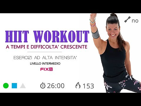 Allenamento HIIT Senza Salti! Esercizi Per Dimagrire e Tonificare