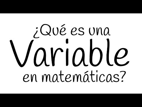 ¿Qué es una variable en matemáticas?