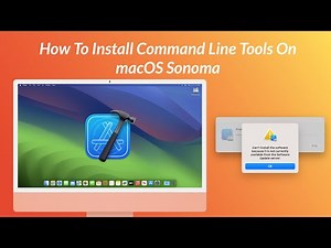 How to Install Command Line Tools on macOS Sonoma
