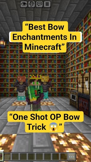 “How To Enchant Bow In Minecraft 🏹”