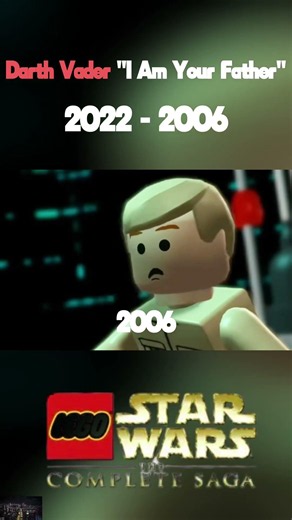 Darth Vader "I Am Your Father" In Lego Games Now Vs Then! #lego #starwars #legostarwars #darthvader
