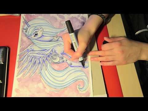 Speed Painting MLP - Princess Luna - My Little Pony