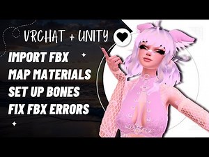 How to Import an FBX into Unity, Map Materials, and Fix FBX Bone and Mesh Errors | VRChat Tutorial