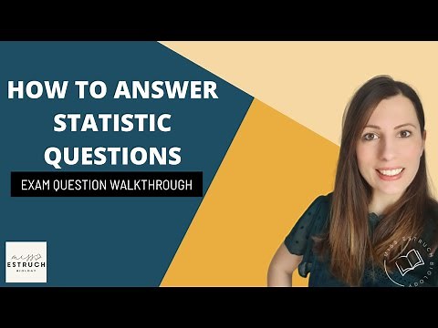Do you dread STATISTIC exam questions in BIOLOGY?Watch theses modelled exam questions & tips to help