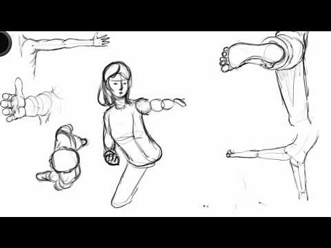 How to draw foreshortened figures