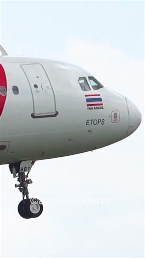 AIR ASIA A320-200 landing at Ho Chi Minh City Airport #shorts #plane #airasia #a320 #landing