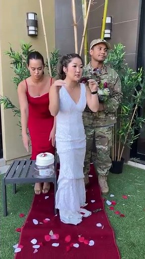 Mean bride sits in the wedding cake! #Shorts