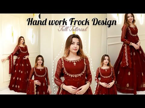 ✨️Hand work Frock Design For This Wedding Seasion🥀||Wedding Outfit Design Model Inspird Outfit✨️