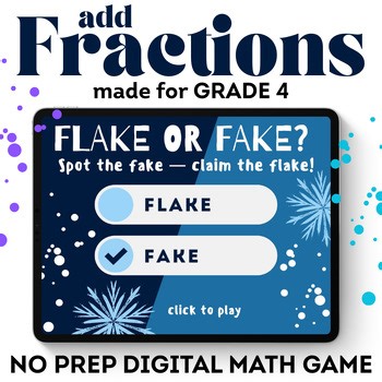 4th Grade Math Challenge Winter Holiday Adding Fraction Addition Worksheets