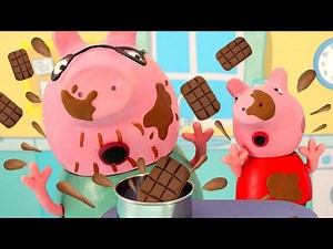 Peppa Pig's Bathtime and Chocolate Cake Chaos 🍫 Funny Educational Video for Kids! - Videos For Kids