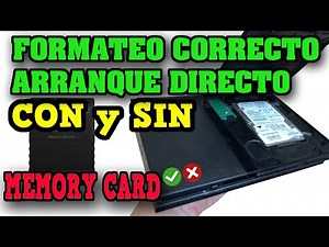 Arranque Directo con o sin Memory Card en PlayStation 2 y Formateo correcto