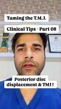 Understanding posterior disc displacement! #dentalshorts #temporomandibularjoint #dentalissues