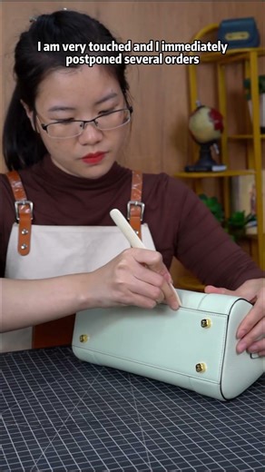 High-end handcrafted leather bag, different color options, do you love it?🥰